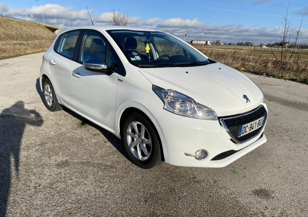 Peugeot 208 cena 27500 przebieg: 71459, rok produkcji 2013 z Jędrzejów małe 407